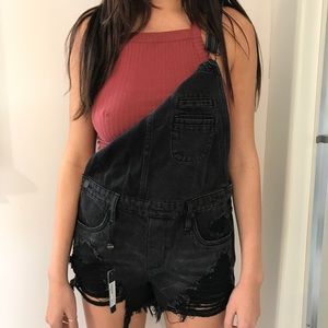Overall shorts